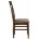 Стул деревянный Sketch dirty oak / dark brown 