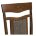 Стул деревянный Sketch dirty oak / dark brown 