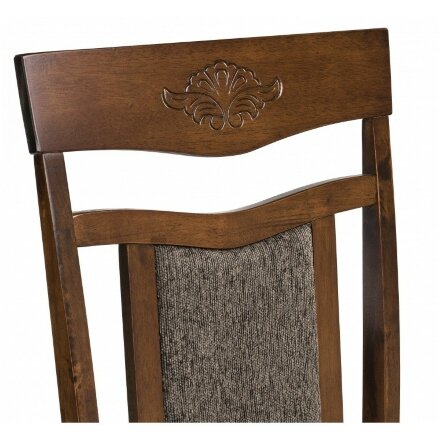 Стул деревянный Sketch dirty oak / dark brown 