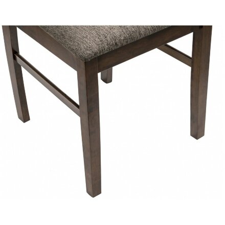 Стул деревянный Sketch dirty oak / dark brown 