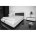 Кровать Verina 160 см х 200 см black + white PU 