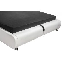 Кровать Verina 160 см х 200 см black + white PU