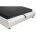Кровать Verina 160 см х 200 см black + white PU 