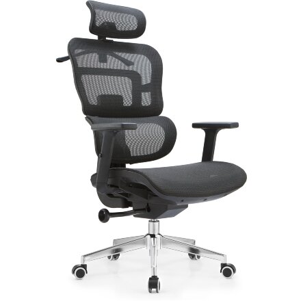 Кресло офисное TopChairs Techno Professional черный 