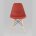 Стул Eames Style DSW терракотовый x4 (разборный каркас) 
