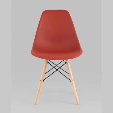 Стул Eames Style DSW терракотовый x4 (разборный каркас) 