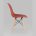 Стул Eames Style DSW терракотовый x4 (разборный каркас) 