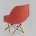 Стул Eames Style DSW терракотовый x4 (разборный каркас) 