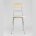 Стул складной Stool Group М8-01 Компакт Слоновая кость, металлический каркас, кожа PVC 