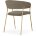 Стул на металлокаркасе Kamelia 1 cappuccino / gold 