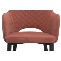 Стул на металлокаркасе Vener coral