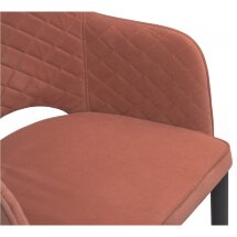 Стул на металлокаркасе Vener coral