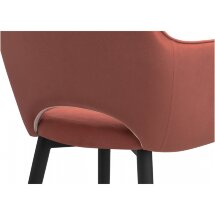 Стул на металлокаркасе Vener coral