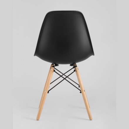 Стул Eames Style DSW черный x4 (разборный каркас) 