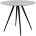 Стол Ники круглый столешница керамика Italian light grey 900 