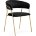 Стул на металлокаркасе Kamelia 1 black / gold 