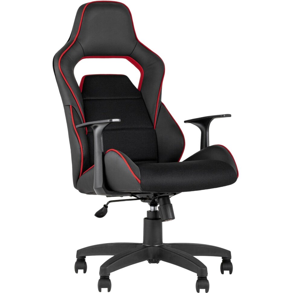 Игровое кресло Stool Group компьютерное TopChairs Meteor черное геймерское Игровое кресло Stool Group компьютерное TopChairs Meteor черное геймерское
