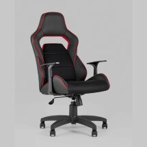 Игровое кресло Stool Group компьютерное TopChairs Meteor черное геймерское