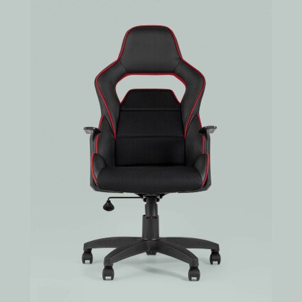 Игровое кресло Stool Group компьютерное TopChairs Meteor черное геймерское 