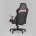 Игровое кресло Stool Group компьютерное TopChairs Meteor черное геймерское 