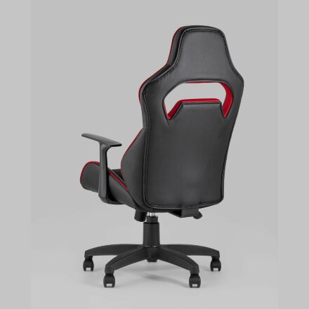 Игровое кресло Stool Group компьютерное TopChairs Meteor черное геймерское 