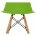 Пластиковый стул Eames PC-015 зеленый 