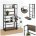 Стеллаж на металлокаркасе &quot;BRABIX LOFT SH-001&quot;, 600х300х1250 мм, складной, цвет морёный дуб, 641228 Морёный дуб