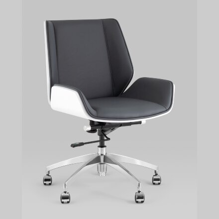 Кресло офисное TopChairs Crown SN серо-голубой 