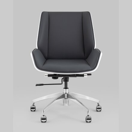 Кресло офисное TopChairs Crown SN серо-голубой 