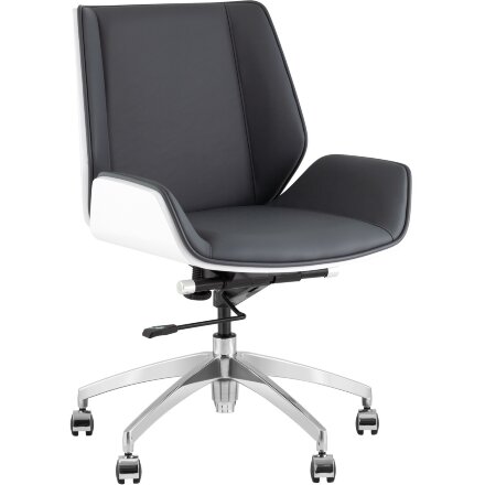 Кресло офисное TopChairs Crown SN серо-голубой 