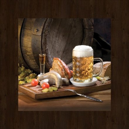 Прямоугольная столешница Werzalit (80х140 см) 272-620 цвет Коричневый с рисунком