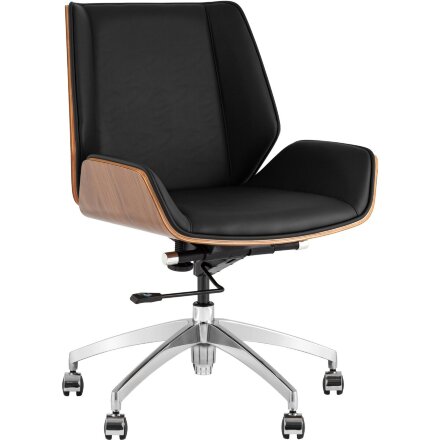Кресло офисное TopChairs Crown SN черный 
