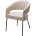 Стул SNUG 3018-10 бежевый, шенилл / черный каркас, ®DISAUR 