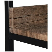 Стеллаж на металлокаркасе BRABIX &quot;LOFT SH-002&quot;, 600х350х845 мм, цвет морёный дуб, 641231