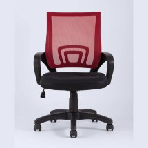 Кресло офисное TopChairs Simple красное