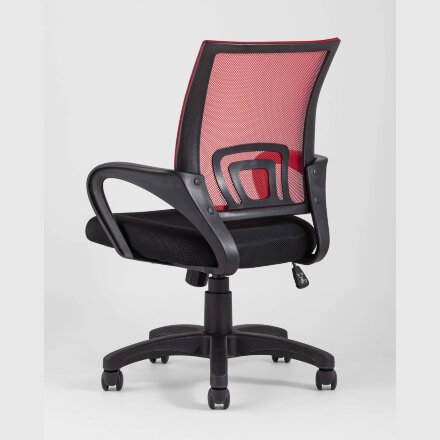 Кресло офисное TopChairs Simple красное 