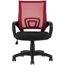 Кресло офисное TopChairs Simple красное