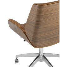 Кресло офисное TopChairs Crown коричневое