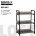 Стеллаж на металлокаркасе BRABIX &quot;LOFT SH-002&quot;, 600х350х845 мм, цвет дуб антик, 641232 Дуб антик