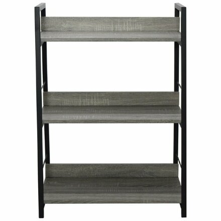Стеллаж на металлокаркасе BRABIX &quot;LOFT SH-002&quot;, 600х350х845 мм, цвет дуб антик, 641232 Дуб антик