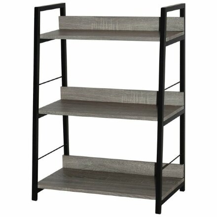 Стеллаж на металлокаркасе BRABIX &quot;LOFT SH-002&quot;, 600х350х845 мм, цвет дуб антик, 641232 Дуб антик