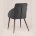 Стул Stool Group Квини серый обивка плотная ткань, стальные ножки 